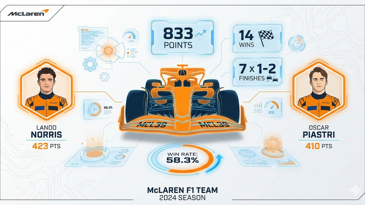 Les erreurs de McLaren en 2025 ont rendu l'équipe plus forte, assure Zak Brown - Article F1 sur PitStopInsight
