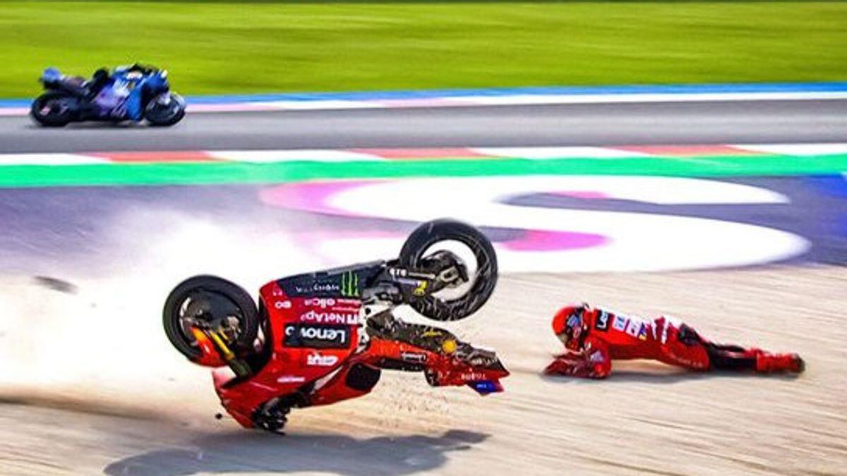 Marc Marquez chute sprint San Marino Misano MotoGP : faute fatale et fin d'une série de victoires en sprint - Article MotoGP sur PitStopInsight