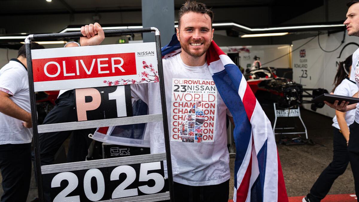 Oliver Rowland champion du monde Formule E 2025 - Article Formule E sur PitStopInsight