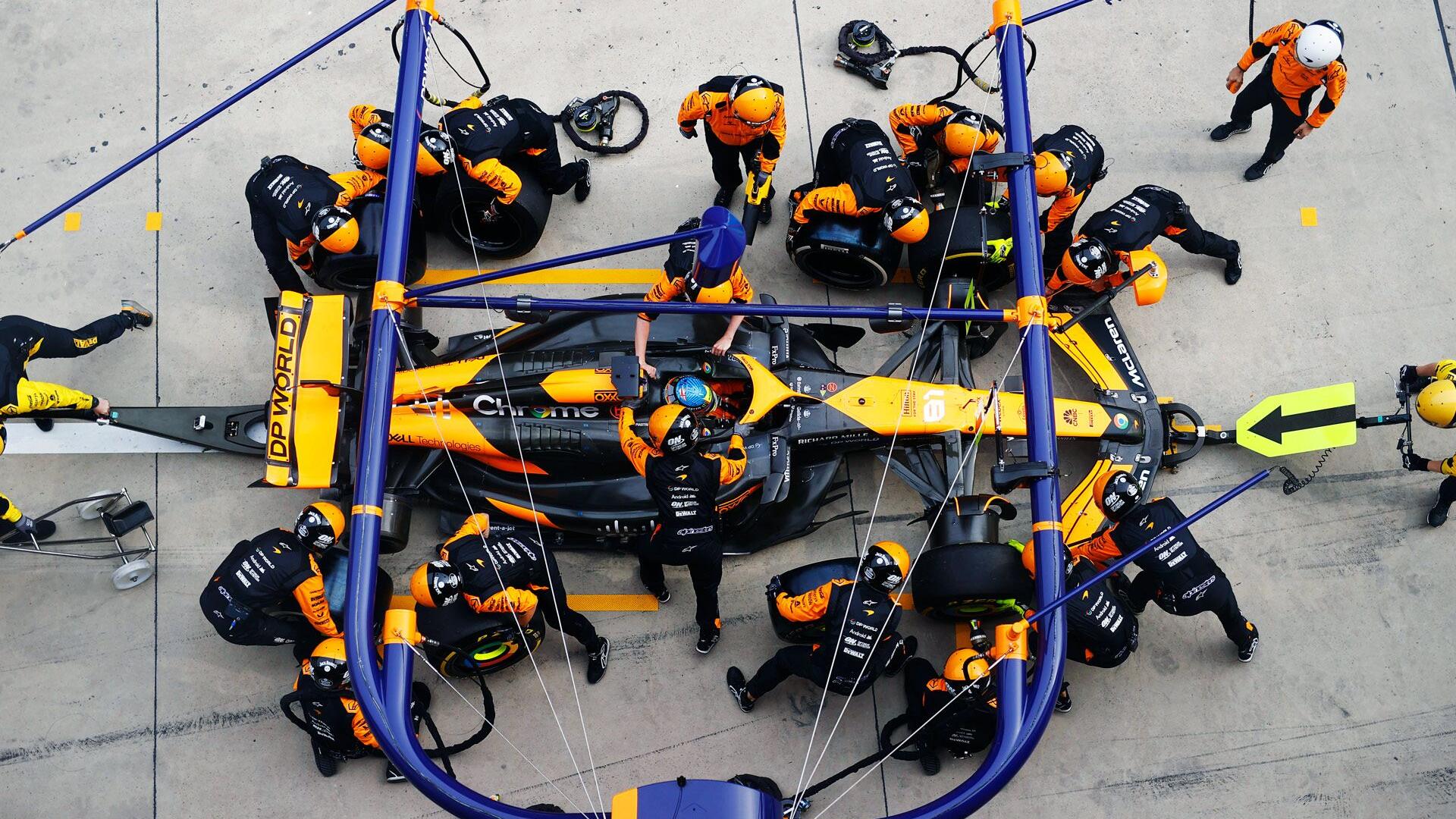 Pitstop lent McLaren Azerbaïdjan Norris: analyse et impact sur la progression - Article F1 sur PitStopInsight