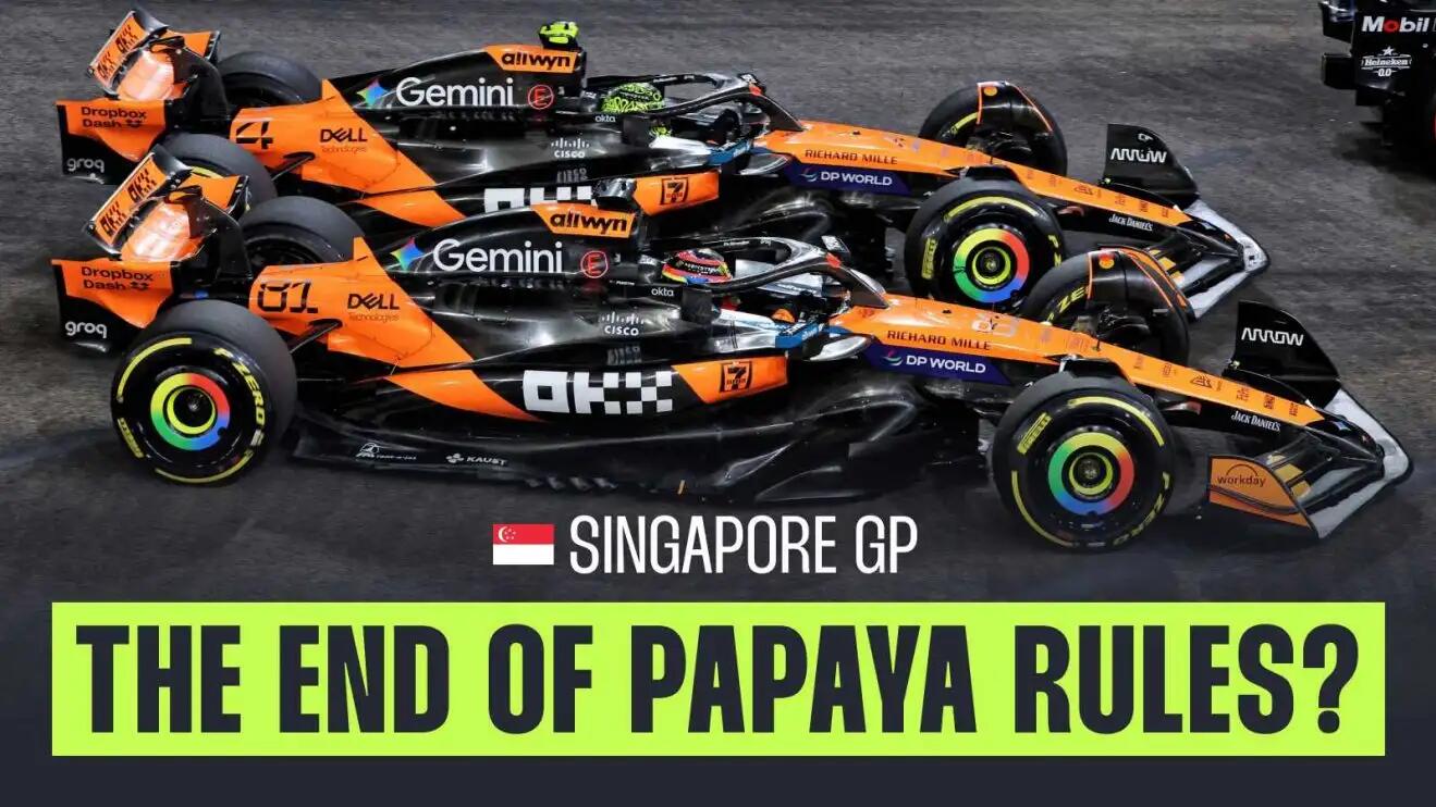 Règles Papaya McLaren Norris Piastri 2025 F1 sous tension - Article F1 sur PitStopInsight