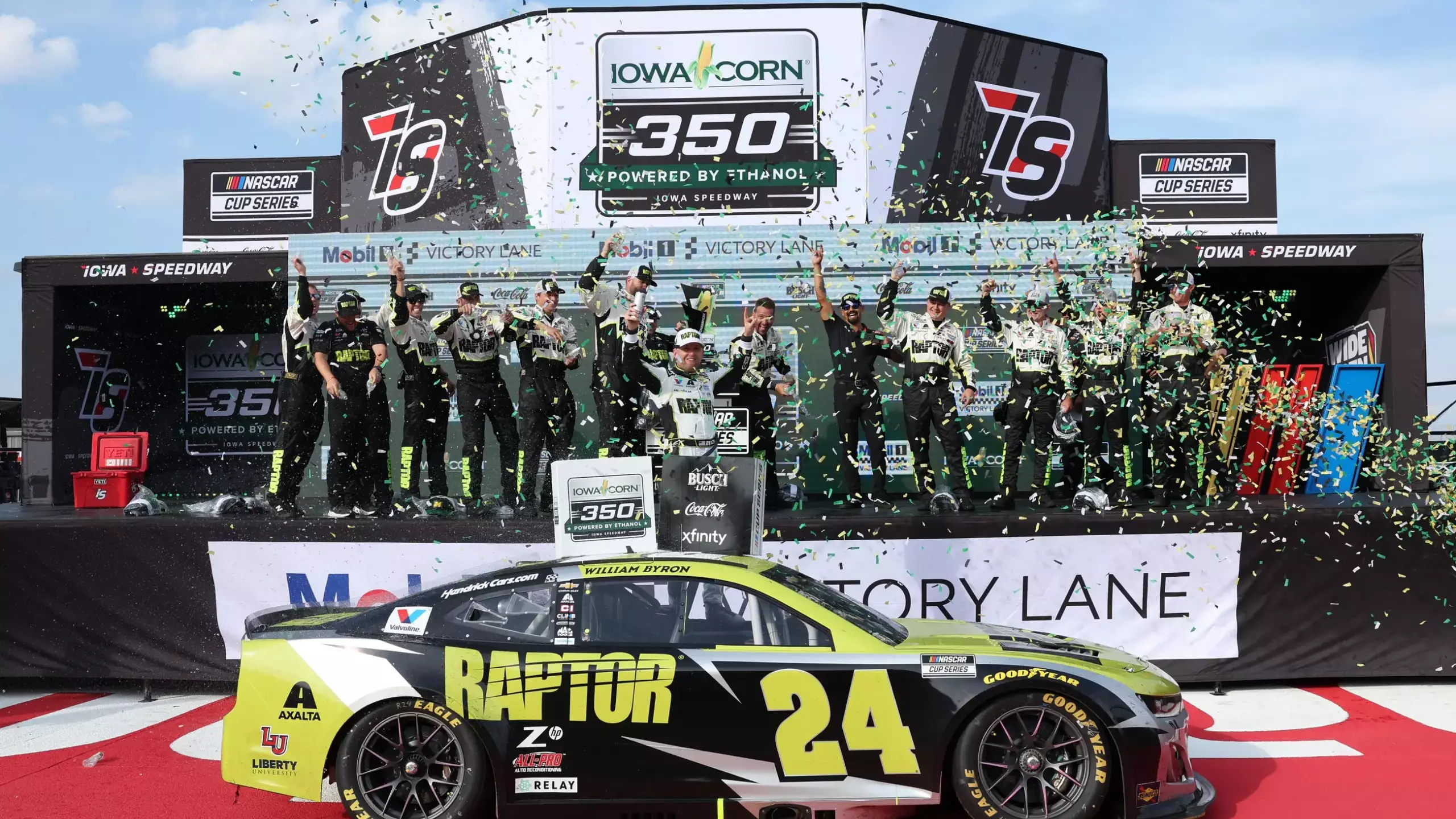 Résultat NASCAR Cup Iowa : William Byron s'impose malgré 12 drapeaux jaunes - Article NASCAR sur PitStopInsight