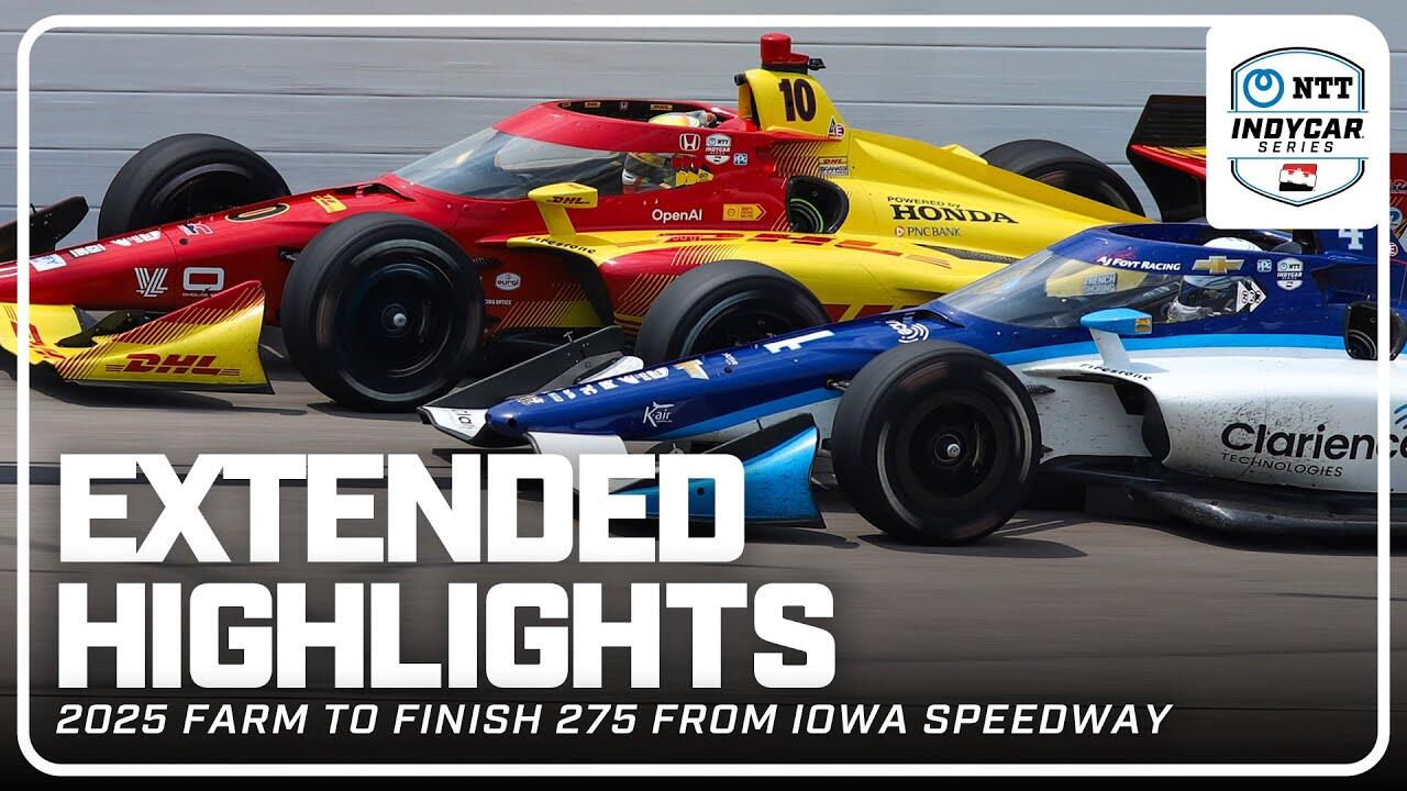 Résultats IndyCar 2025 Iowa Speedway : Victoires pour O'Ward et Palou - Article IndyCar sur PitStopInsight