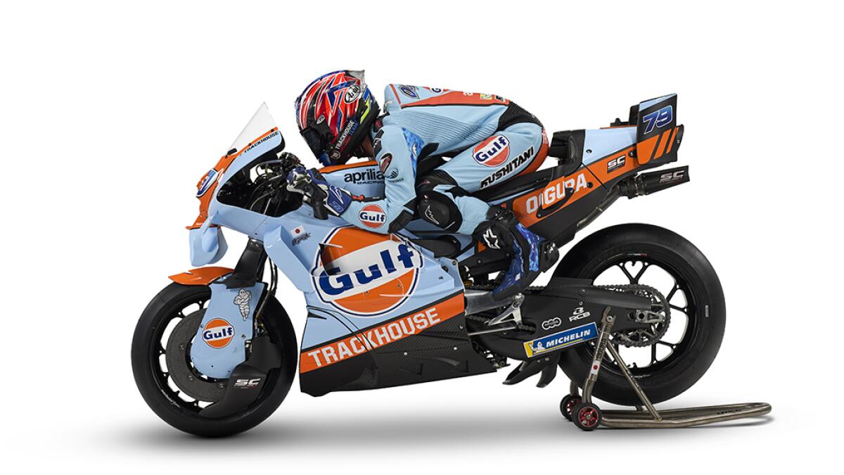 Trackhouse dévoile les couleurs de son Aprilia RS-GP pour MotoGP 2026 - Article MotoGP sur PitStopInsight