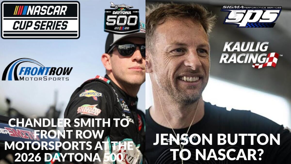 Chandler Smith tentera le Daytona 500 2026 avec Front Row Motorsports - Article NASCAR sur PitStopInsight