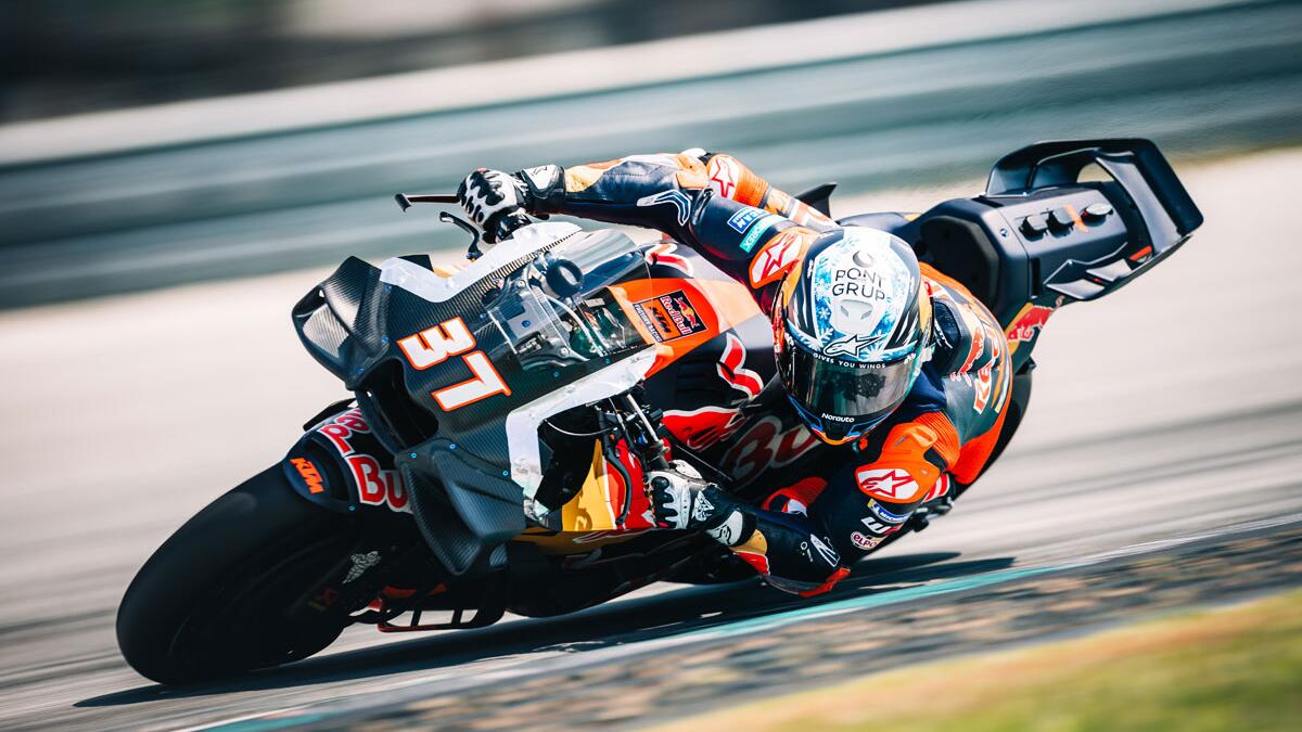 Pedro Acosta lors des essais Sepang MotoGP 2026 sur KTM RC16