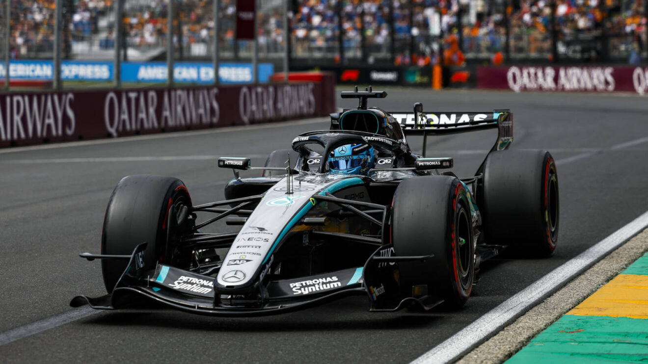 George Russell domine la FP3 du Grand Prix d'Australie 2026 - Article F1 en vedette sur PitStopInsight