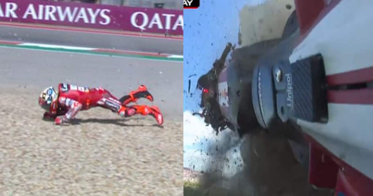 Marc Márquez pénalisé après collision avec Di Giannantonio au sprint du GP des États-Unis MotoGP 2026 - Article MotoGP en vedette sur PitStopInsight