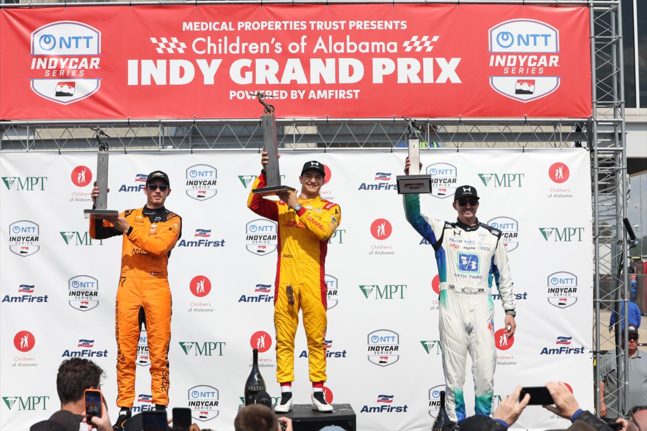 Graham Rahal met fin à une disette de 42 courses avec la 3e place à Barber - Article IndyCar sur PitStopInsight