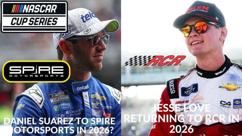 Daniel Suarez rejoint Spire Motorsports pour la saison 2026 de la NASCAR Cup Series - Article NASCAR sur PitStopInsight