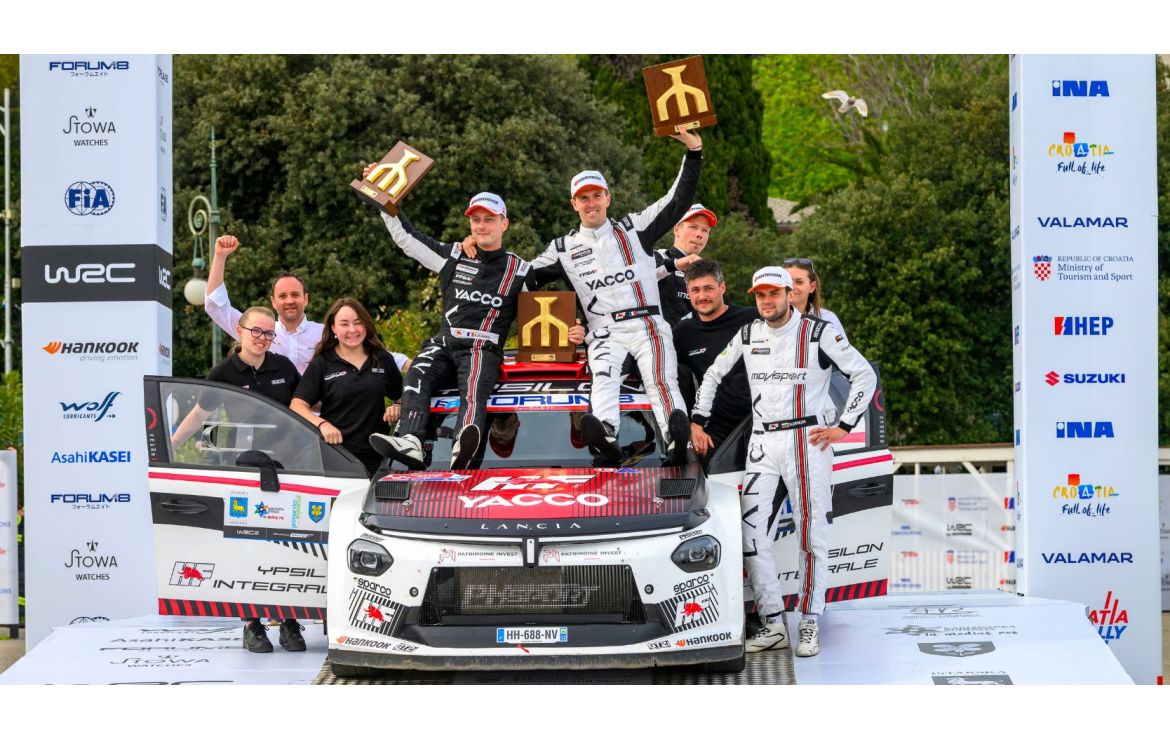 Lancia savoure sa première victoire en WRC2 au rallye de Croatie 2026 - Article WRC sur PitStopInsight