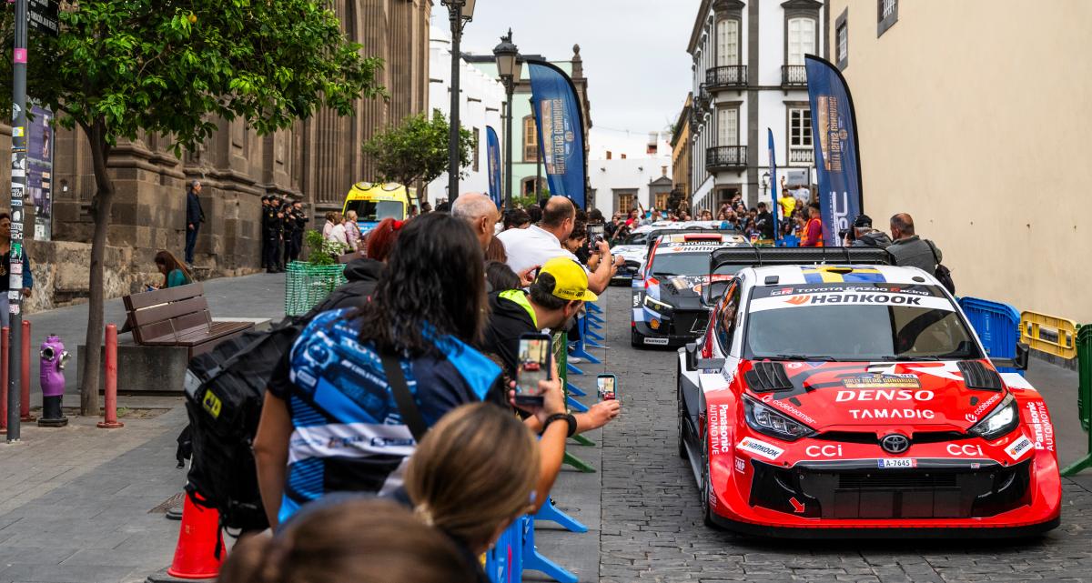 Rallye Islas Canarias WRC : Ogier en tête d'un 1-2-3-4-5 Toyota après un vendredi dominant - Article WRC en vedette sur PitStopInsight