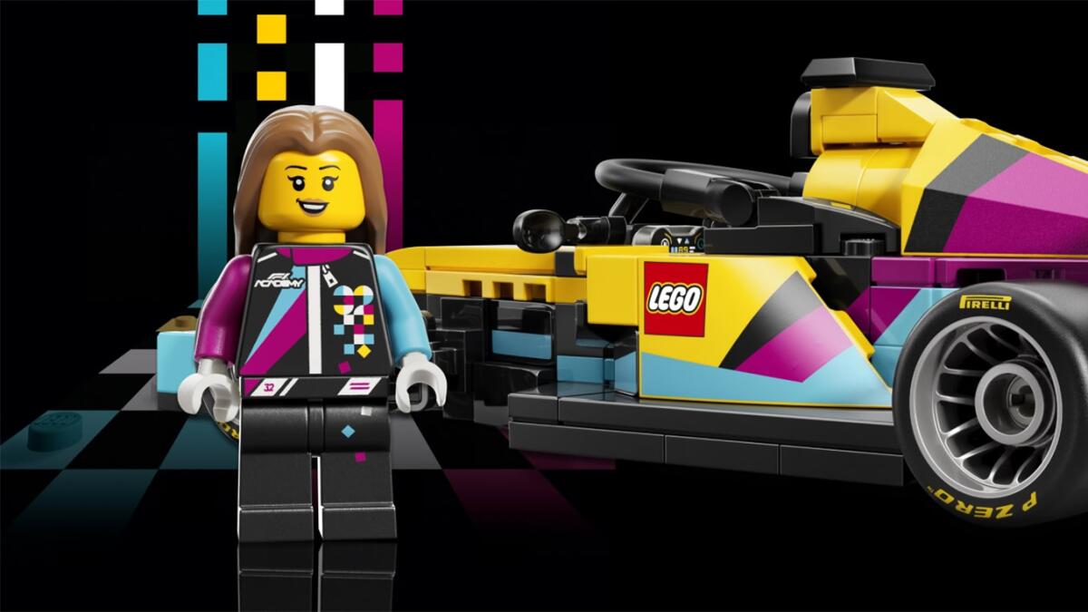 Découvrez l'ensemble LEGO F1 Academy 201 pièces 2026 : un hommage aux pilotes féminines - Article F1 sur PitStopInsight