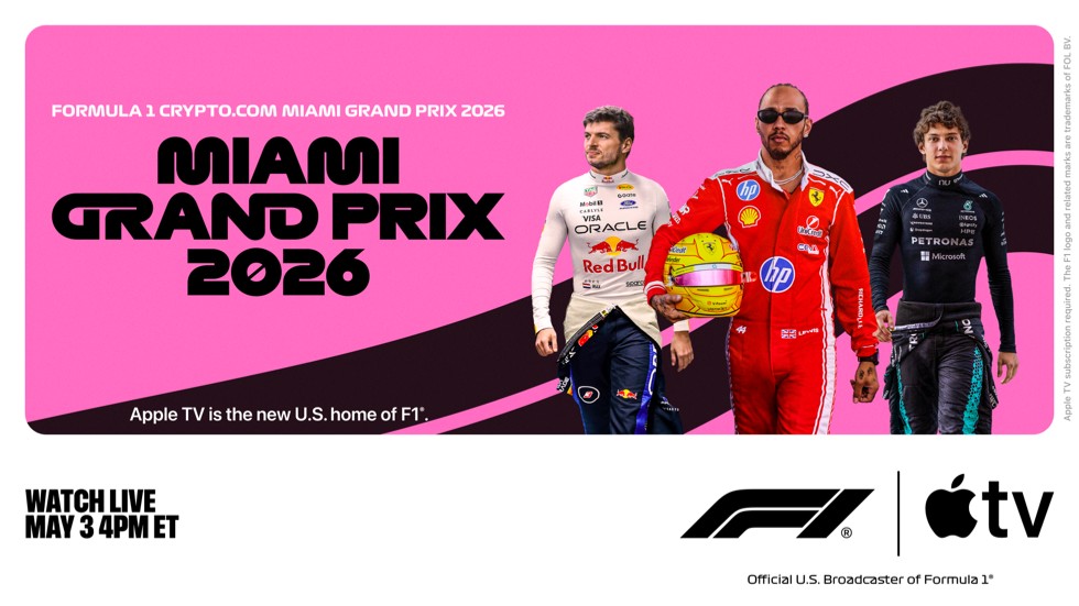 Votre week-end parfait au Grand Prix de Miami 2026 sur Apple TV - Article F1 en vedette sur PitStopInsight