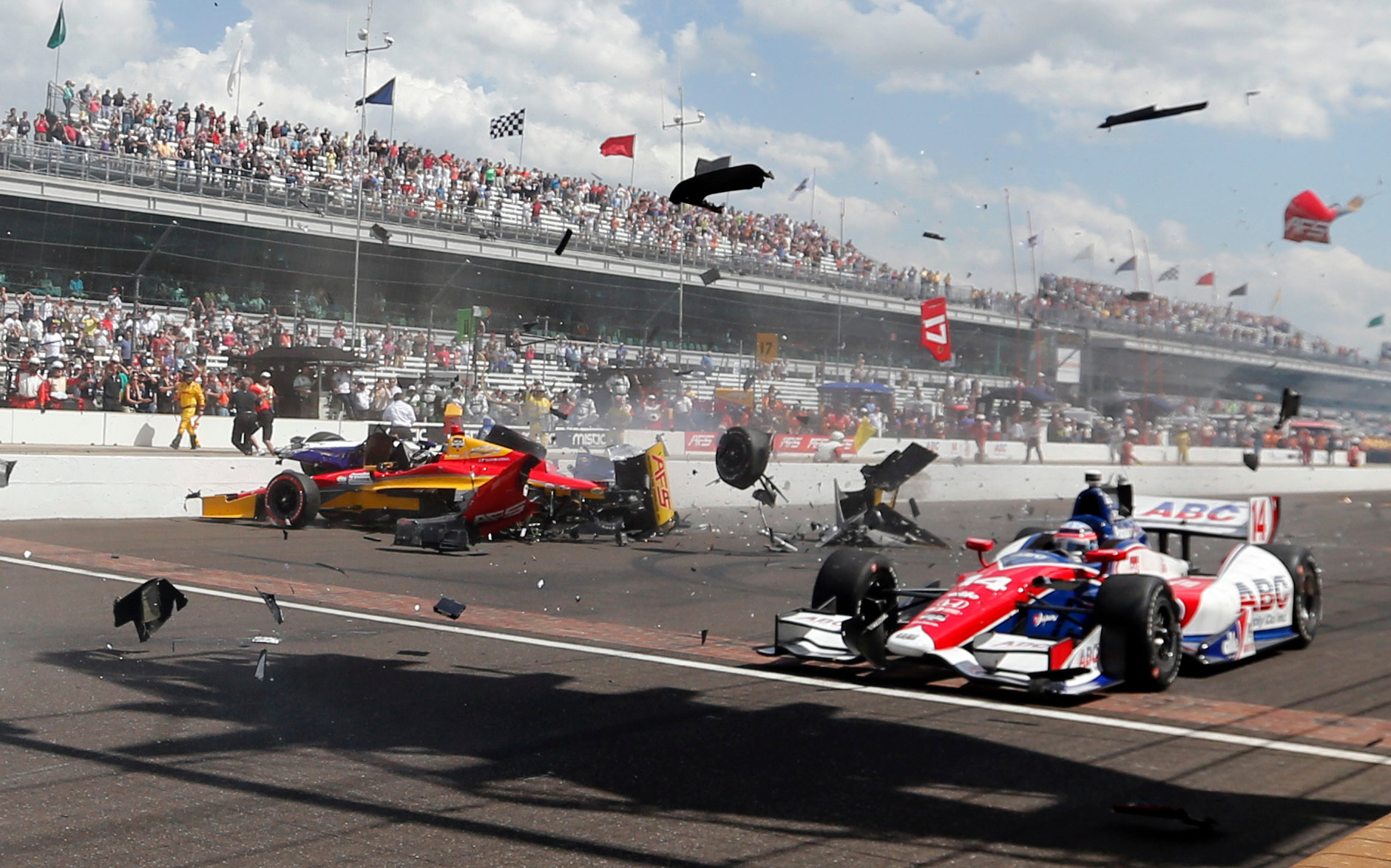 L'incident Carpenter-Sato qui a brisé le 110e Indy 500 - Article IndyCar sur PitStopInsight