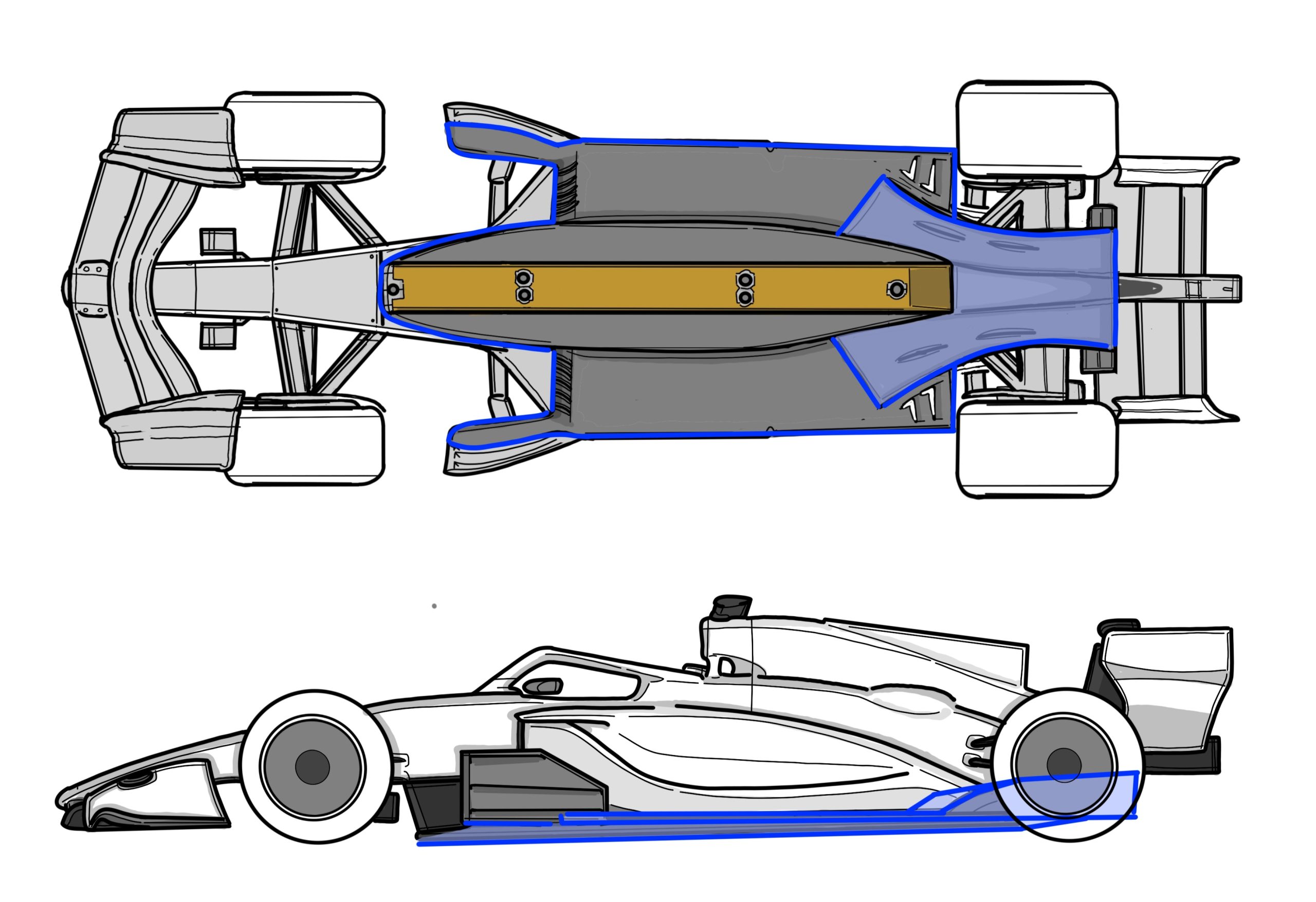 Le diffuseur inédit de la Mercedes W17 à Montréal - Article F1 sur PitStopInsight