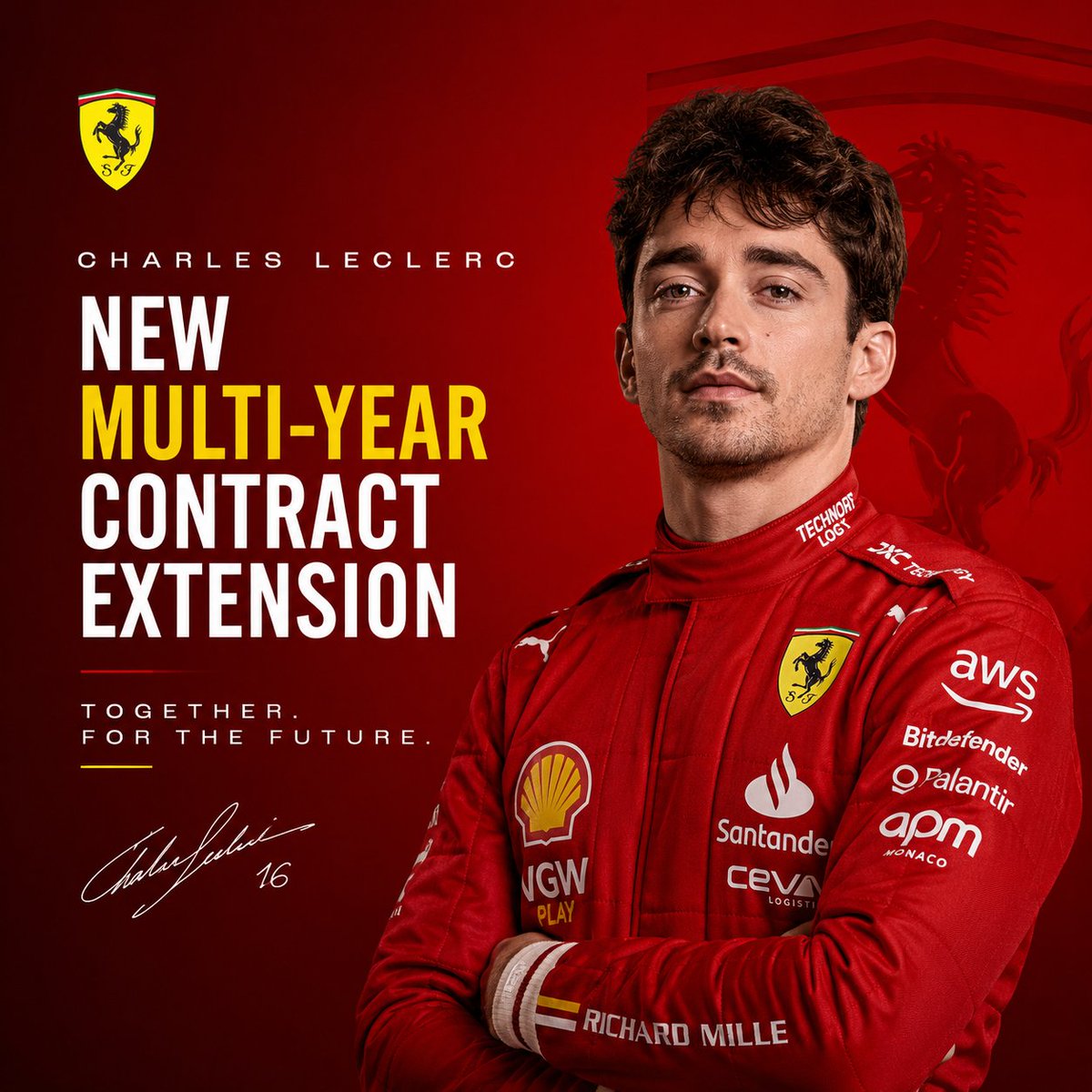Le prolongement de Leclerc : l'ancrage définitif chez Ferrari - Article F1 en vedette sur PitStopInsight